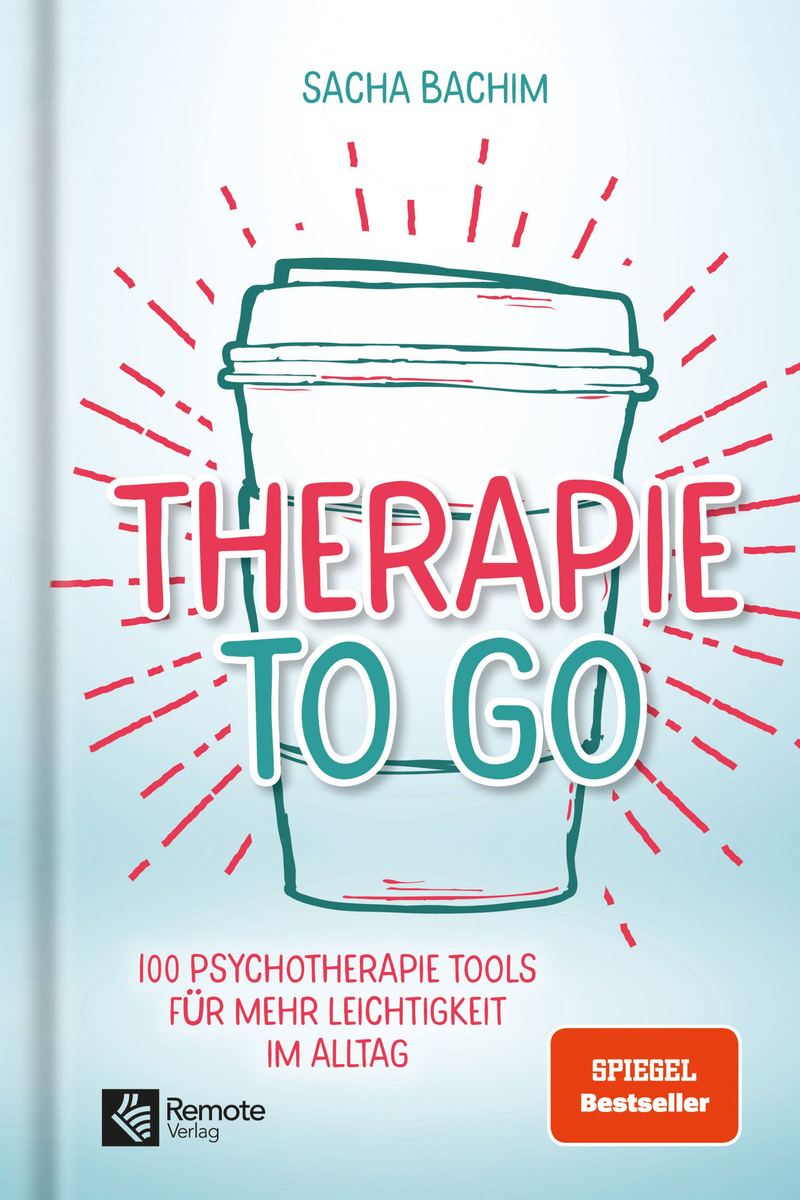 Buchcover: Therapie to go von Sacha Bachim – SPIEGEL-Bestseller (Remote Verlag)