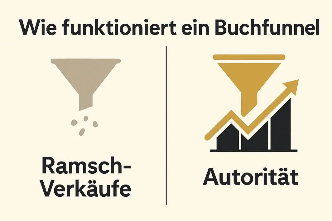 Wie funktioniert ein Buchfunnel? Definition & Anleitung (Buchfunnel & Vertriebssystem)