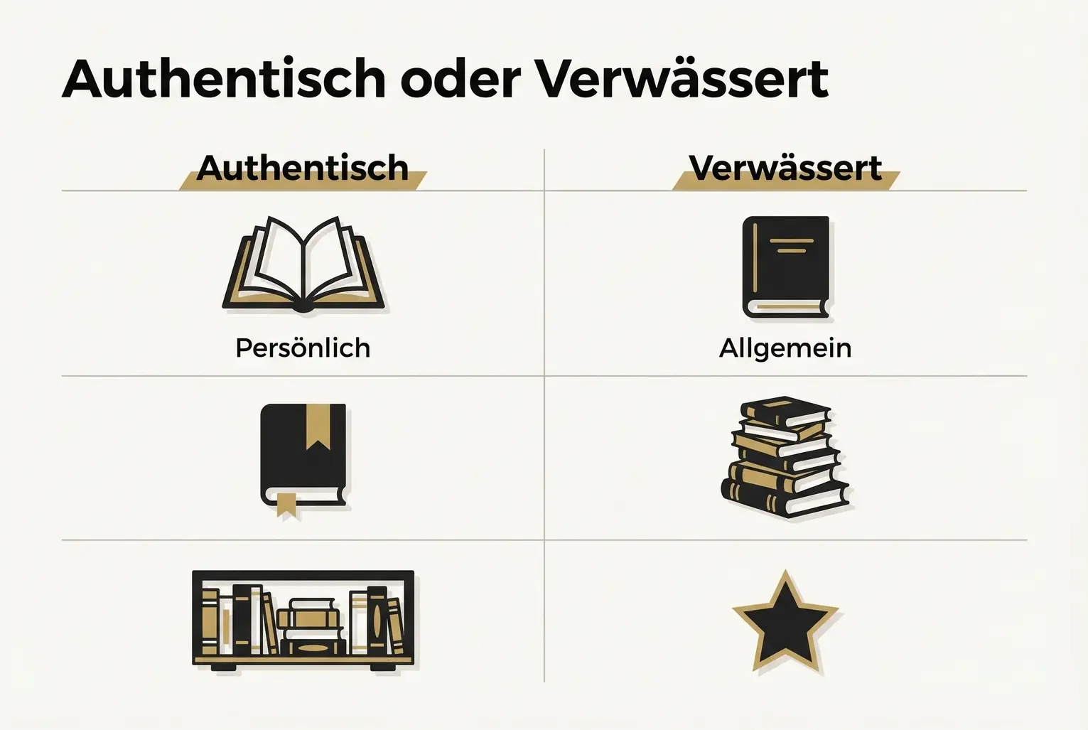 Vergleich: Konkrete Indikatoren, wie echte Stimme aussieht und welche Merkmale auf Verwässerung hinweisen, praktisch zum Erkennen und Verteidigen der eigenen Stimme.